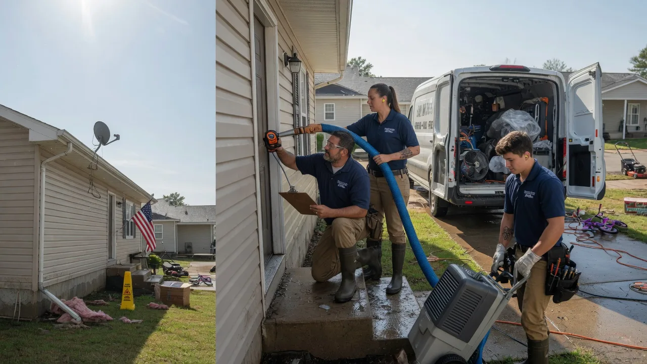 Ceiling Water Damage Restoration in Fayetteville, NY near me